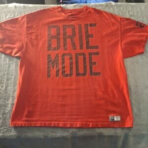 Brie Bella Brie Mode WWE Authentic Red T-Shirt 3XL Bella Twins Short Sleeve